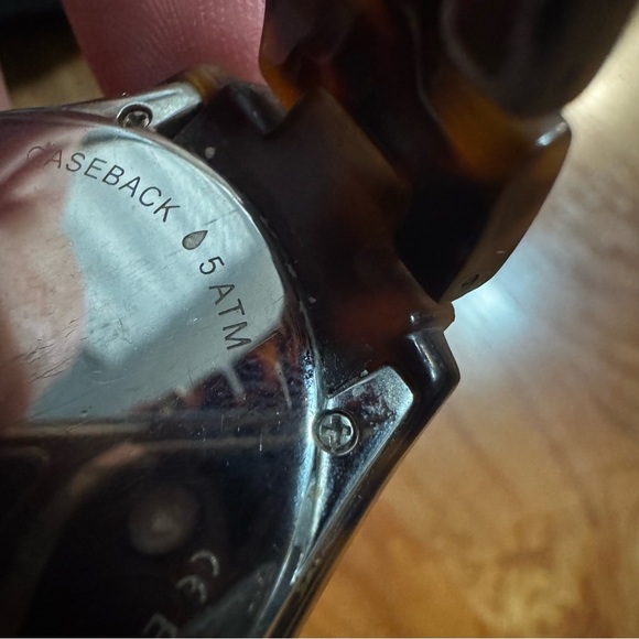 Fossil Womens Watch ES2795 Stella Quartz Gold Tone Faux Tortoise Shell 37mm Read - Picture 12 of 16